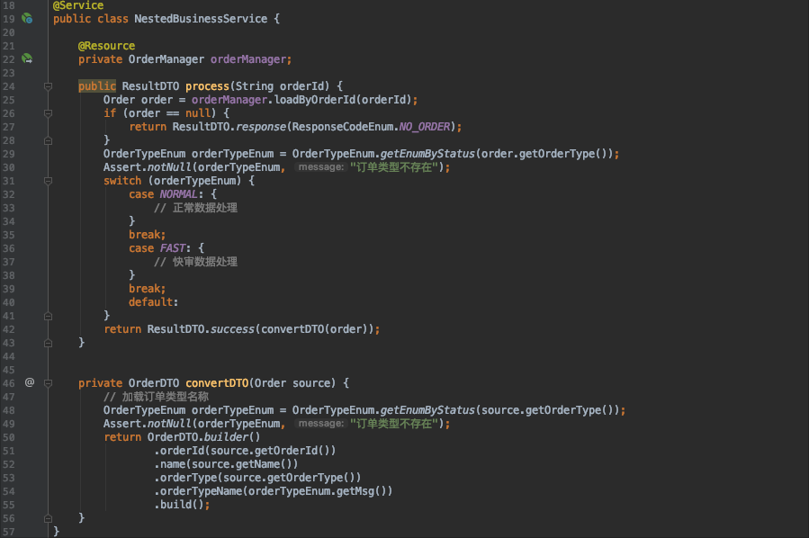 NestedBusinessService